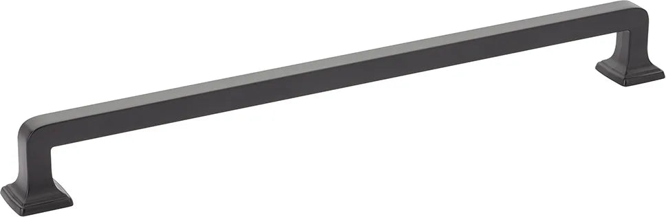 Menlo Park Appliance Pull, Matte Black, 15'' cc 535-MB