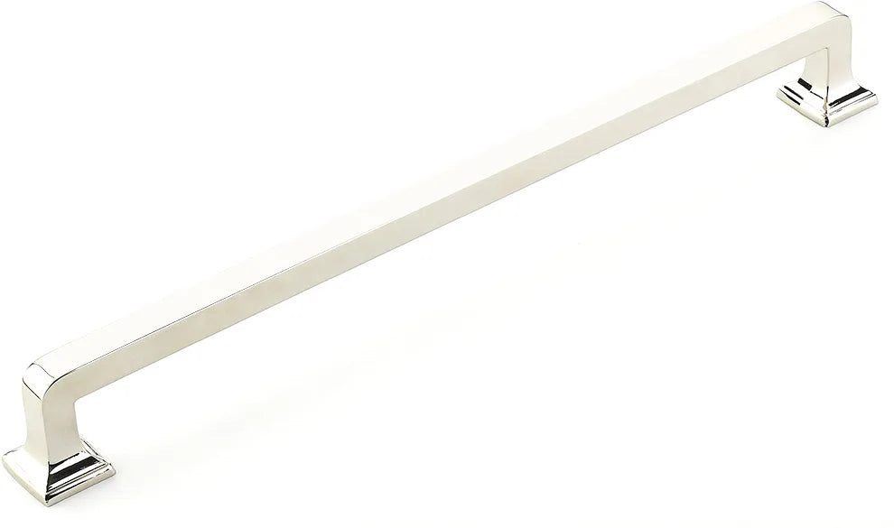 Menlo Park Appliance Pull, Polished Nickel, 15'' cc 535-PN