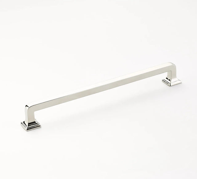 Menlo Park Pull, Polished Nickel, 8'' cc 536-PN
