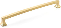Menlo Park Appliance Pull, Arched, Satin Nickel, 15'' cc 539-15