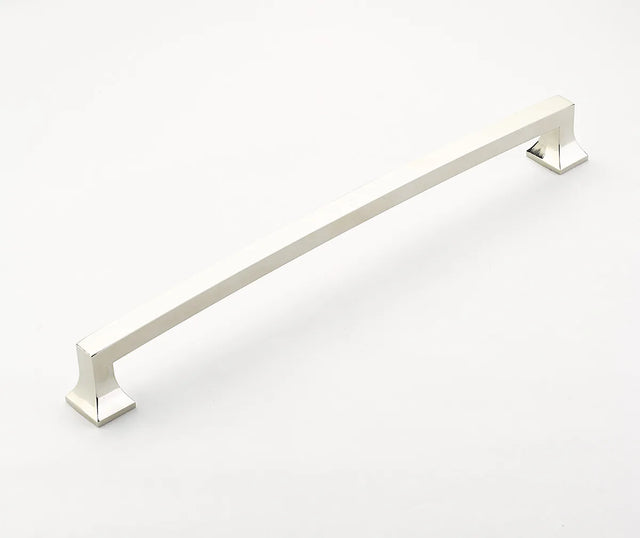 Menlo Park Appliance Pull, Arched, Polished Nickel, 15'' cc 539-PN