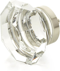 City Lights Faceted Dome Glass Knob, Satin Nickel, 1-3/4'' dia 54-15