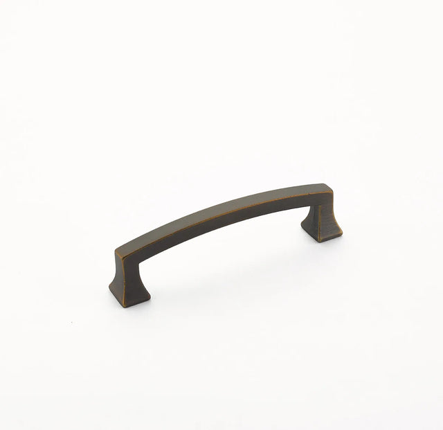 Menlo Park Pull, Arched, Ancient Bronze, 4'' cc 542-ABZ