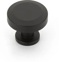 Heathrow Knob, Round, Matte Black, 1-1/4'' dia 550-MB