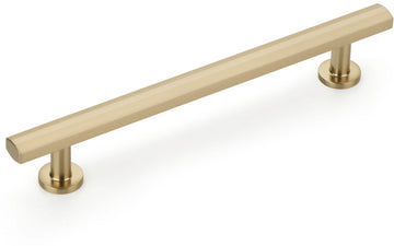 Heathrow Pull, Signature Satin Brass, 6'' cc 554-SSB