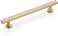 Heathrow Pull, Signature Satin Brass, 6'' cc 554-SSB