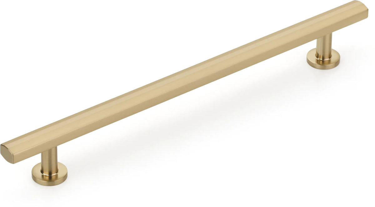Heathrow Pull, Signature Satin Brass, 8'' cc 555-SSB