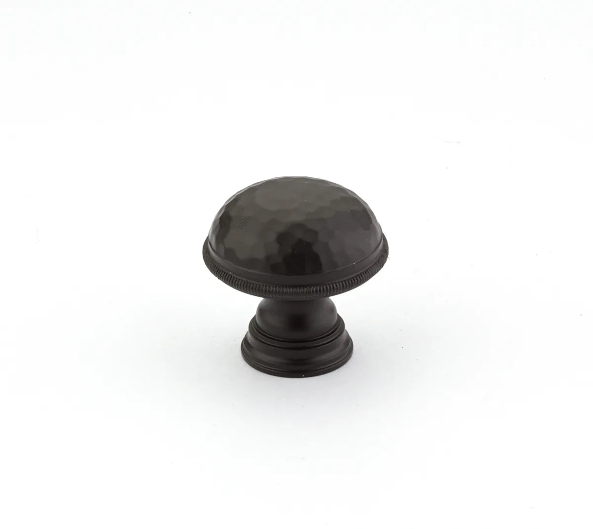 Atherton Hammered Knob, Knurled Edge, 1-1/4'' dia