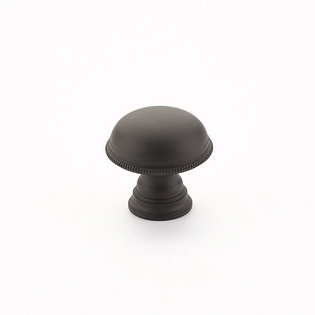 Atherton Plain Surface Knob, Knurled Edge, 1-1/4'' dia