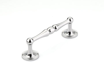Atherton Pull, Knurled Footplates, Polished Chrome, 4'' cc 576-26