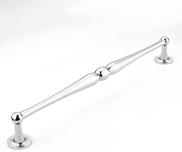 Atherton Appliance Pull, Plain Footplates, Polished Chrome, 15'' cc 581-26