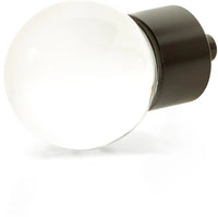 City Lights Globe Glass Knob, Oil Rubbed Bronze, 1-3/8'' dia 59-10B