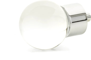 City Lights Globe Glass Knob, Polished Chrome, 1-3/8'' dia 59-26