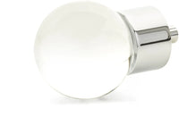 City Lights Globe Glass Knob, Polished Chrome, 1-3/8'' dia 59-26