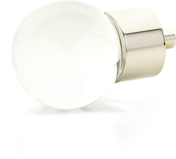 City Lights Globe Glass Knob, Polished Nickel, 1-3/8'' dia 59-PN