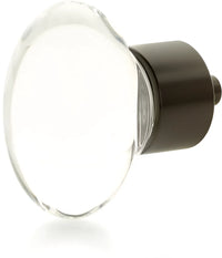 City Lights Oval Glass Knob, 1-3/4'' dia