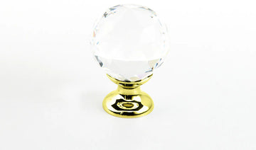 Stargaze Round Glass Knob, 1-1/8'' dia