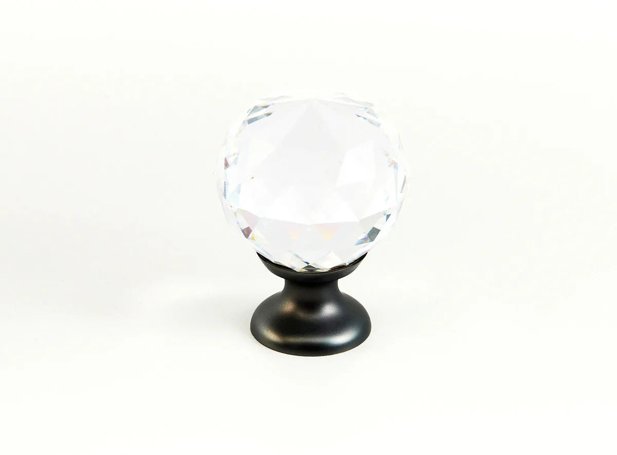 Stargaze Round Glass Knob, Bronze, 1-1/8'' dia 70-CS-BZ