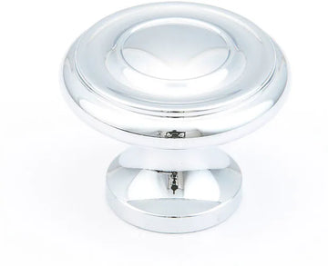 Traditional Round Knob, Polished Chrome, 1-1/4'' dia 703-26