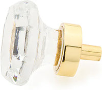 Stargaze Octagonal Glass Knob, 1-1/4'' dia
