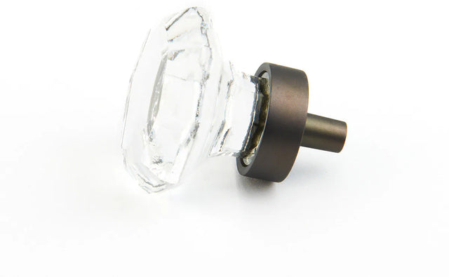 Stargaze Octagonal Glass Knob, Bronze, 1-1/4'' dia 71-C-BZ