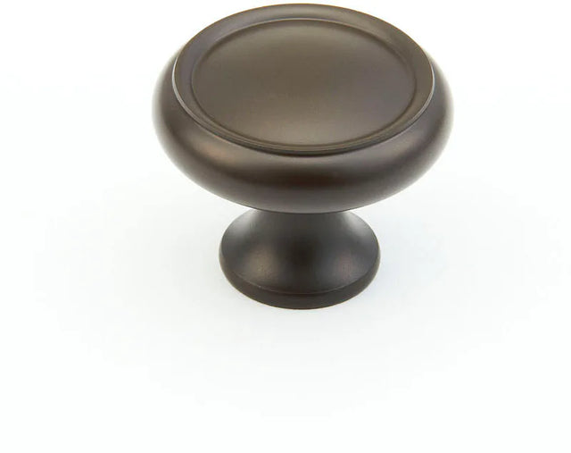 Traditional Knob, Round, Oil Rubbed Bronze, 1-1/4'' dia 711-10B