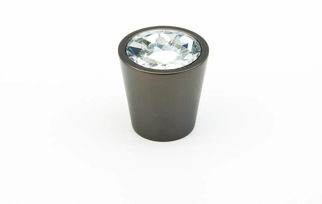 Stargaze Cylinder Glass Knob, Bronze, 1-1/16'' dia 72-C-BZ