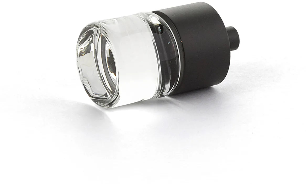 City Lights Cylinder Glass Knob, 7/8'' dia