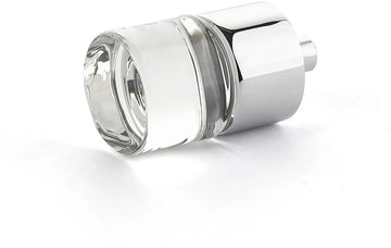 City Lights Cylinder Glass Knob, Polished Chrome, 7/8'' dia 74-26