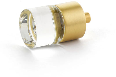 City Lights Cylinder Glass Knob, 7/8'' dia
