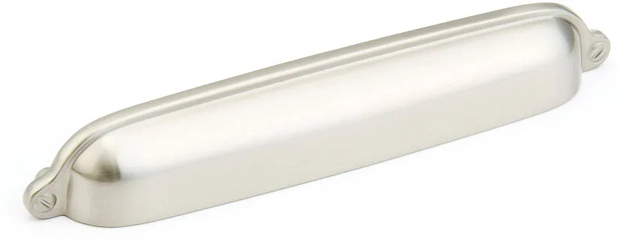 Country Cup Pull, Satin Nickel, 6'' cc 744-15