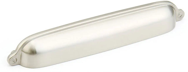 Country Cup Pull, Satin Nickel, 6'' cc 744-15