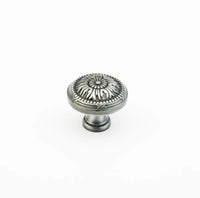 Versailles Knob, Round, Satin Nickel, 1-1/4'' dia 751-15