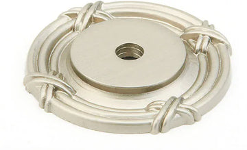 Versailles Backplate for Knob, Satin Nickel, 1-1/2'' dia 756-15