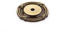 Versailles Backplate for Knob, Antique Light Polish, 1-1/2'' dia 756-ALP