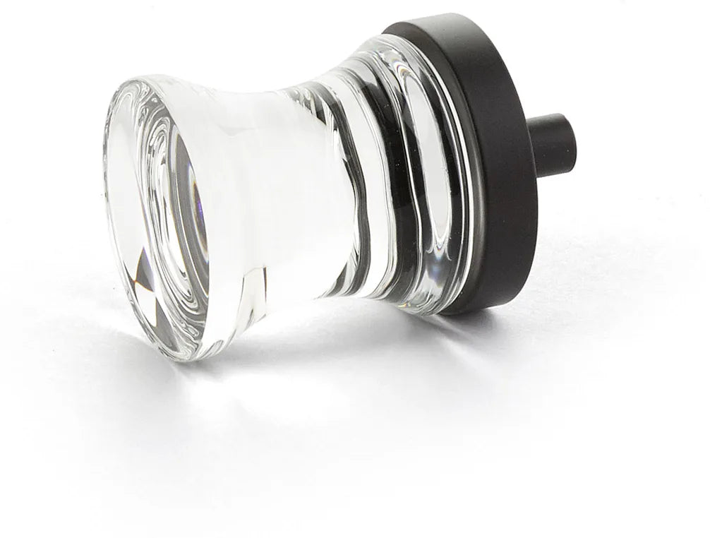 City Lights Concave Glass Knob, 1-1/8'' dia