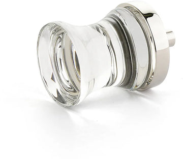 City Lights Concave Glass Knob, Polished Nickel, 1-1/8'' dia 76-PN