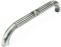 Versailles Appliance Pull, Satin Nickel, 10'' cc 764-15