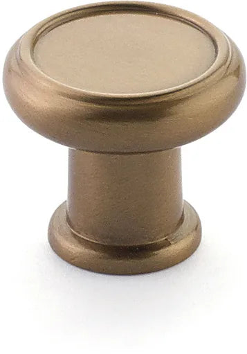 Steamworks Knob, Round, Brushed Bronze, 1-1/4'' dia 78-BBZ