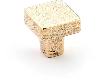 Vinci Knob, Square, Natural Bronze, 1-1/4'' dia 789-NB