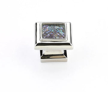 Imperial Shell Knob, Square, Polished Nickel, 1-3/8'' 818-IM/PN