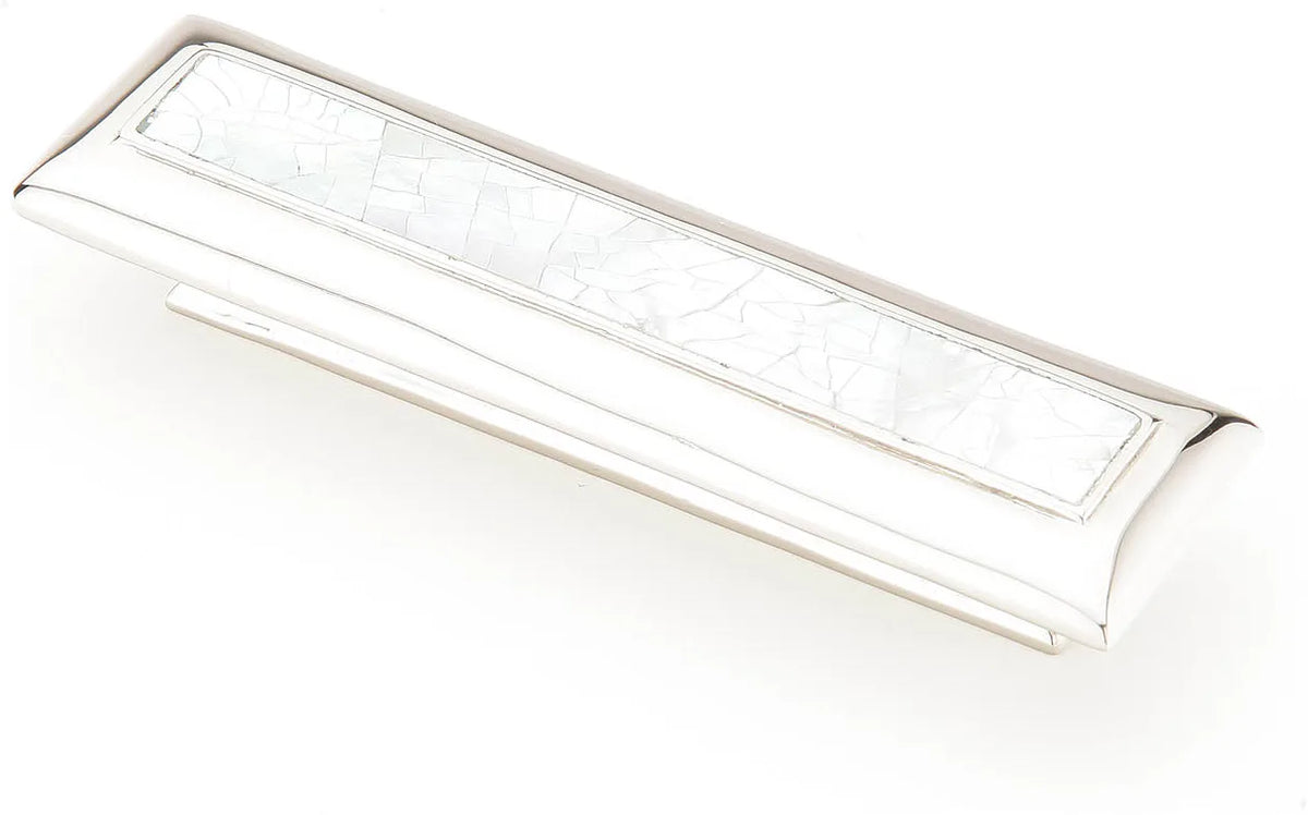 Mother of Pearl Pull, Polished Nickel, 3'' cc 819-MOP/PN