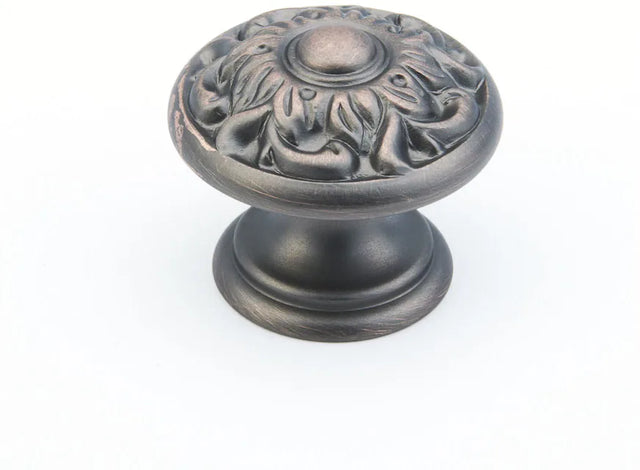 Corinthian Knob, Round, Michelangelo Bronze, 1-3/8'' dia 870-MIBZ
