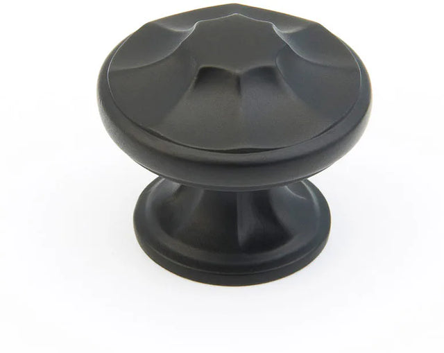 Empire Knob, Round, Matte Black, 1-3/8'' dia 876-MB