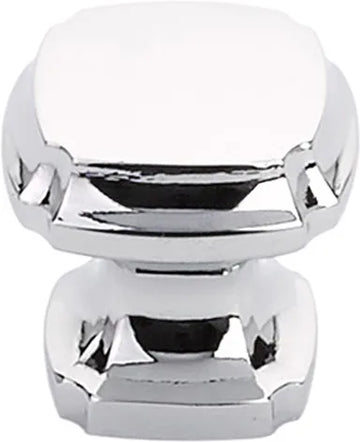 Empire Knob, Square, Polished Chrome, 1-3/8'' 882-26
