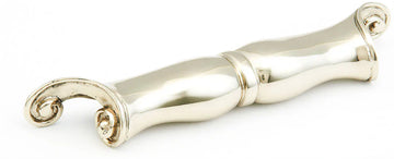 French Court Cup Pull, White Brass, 6-1/2'' cc 919-WB