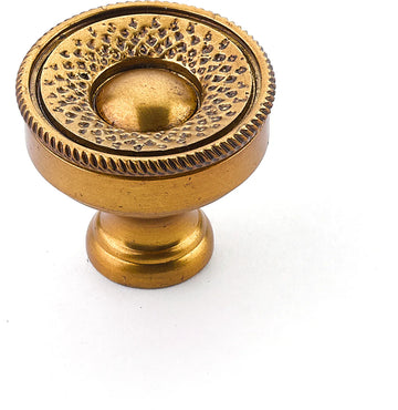Sonata Knob, Round, Paris Brass, 1-1/4'' dia 927-PAR