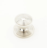 Sonata Round Knob with Backplate, Polished Nickel, 1-1/8'' dia 967M-PN