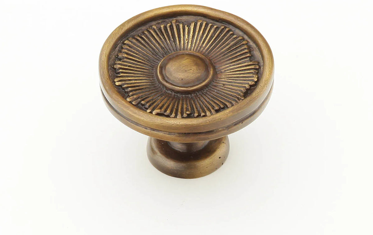 Sunburst Knob, Round, 1-3/8'' dia