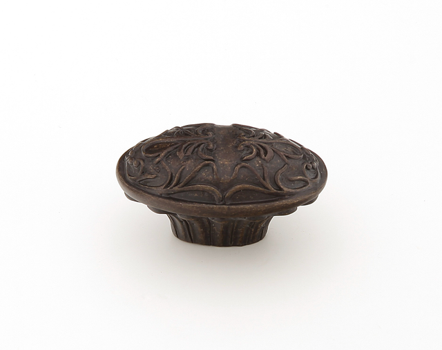 Cantata Knob, Oval, Dark Glaze, 5/8'' cc, 1-1/4'' x 2'' 993-DG